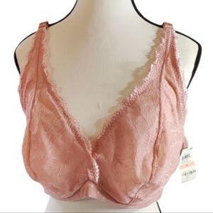 INC International Concepts Lace Bralette in Soft Pink